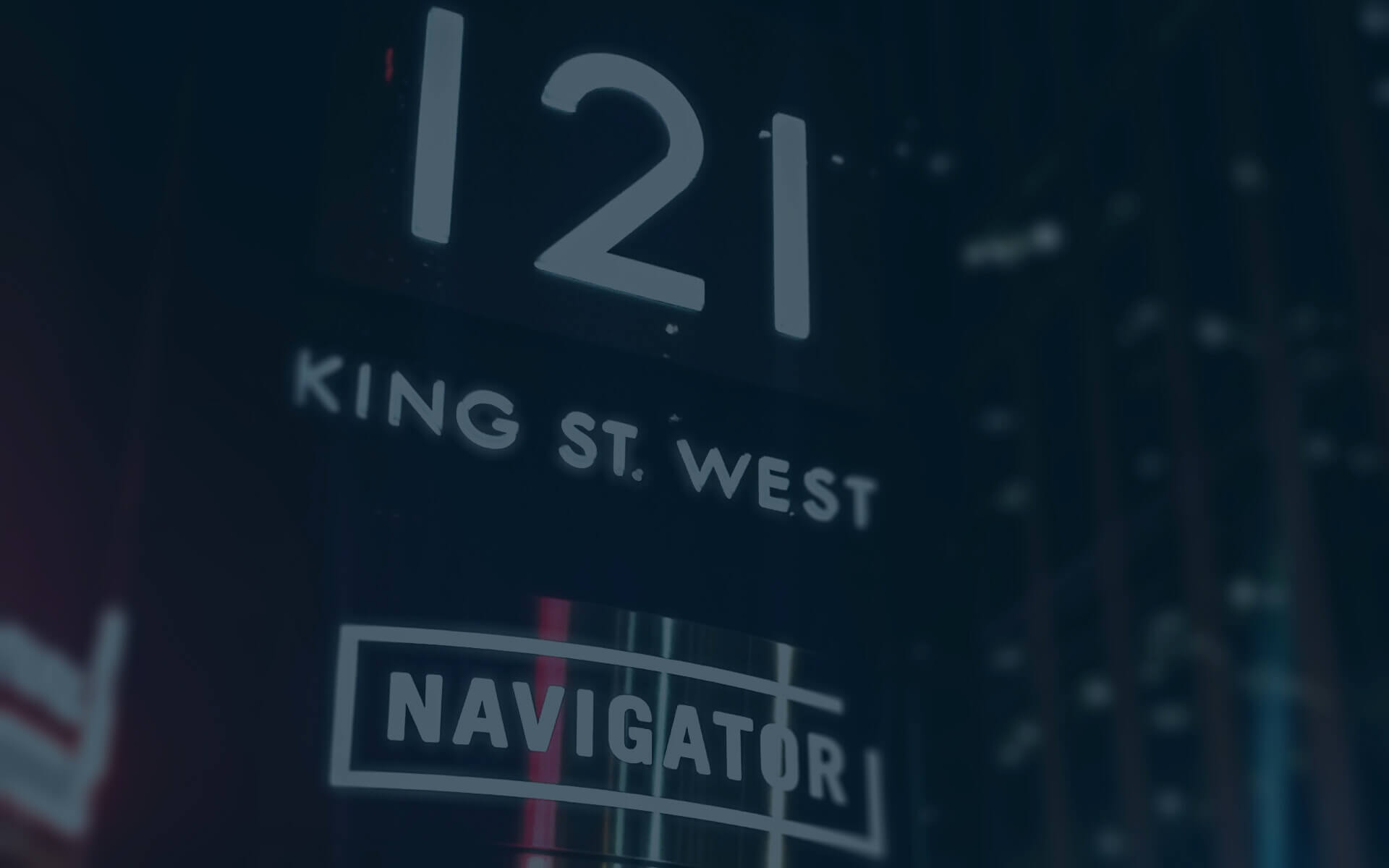 121 King West sign
