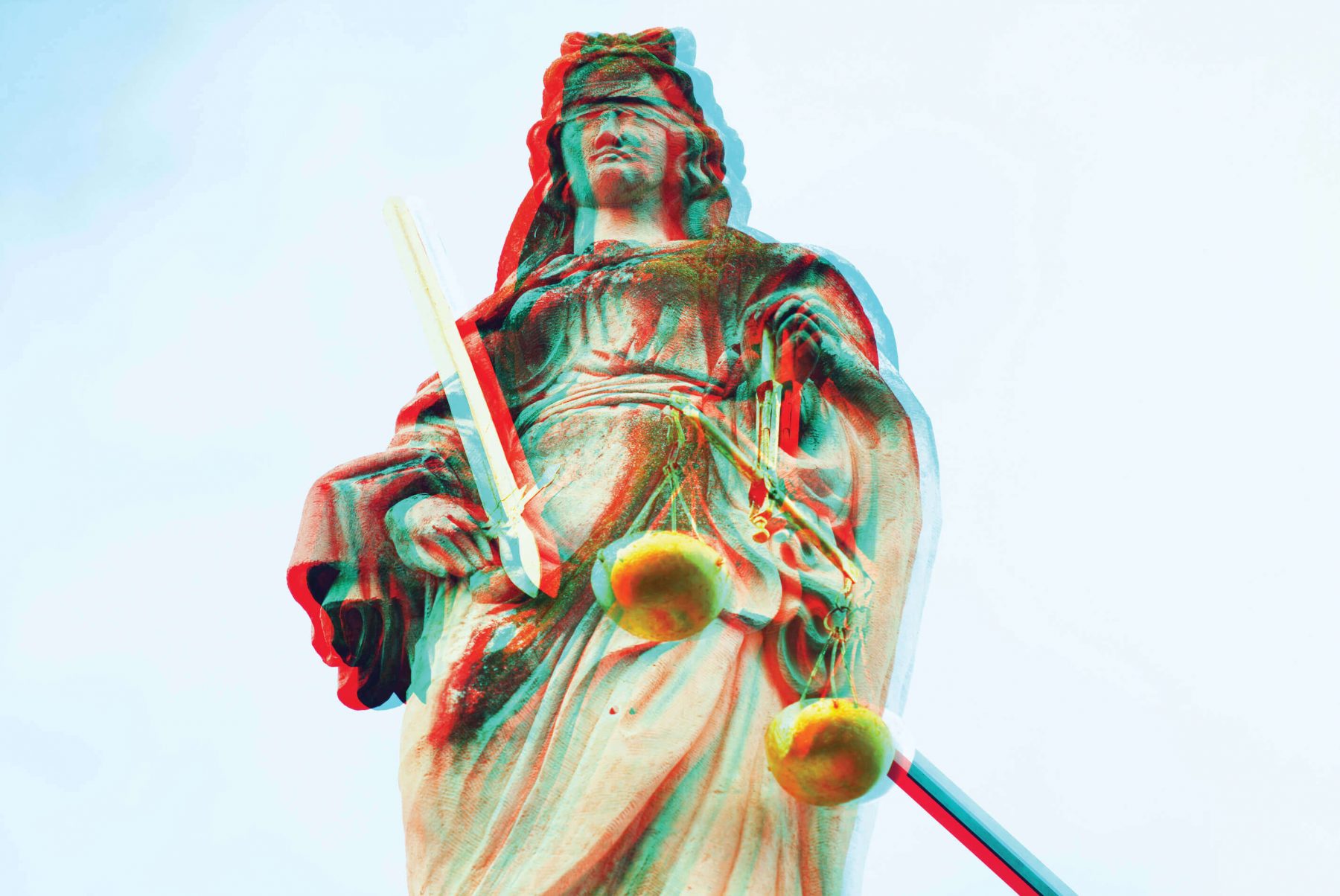 blurry statue